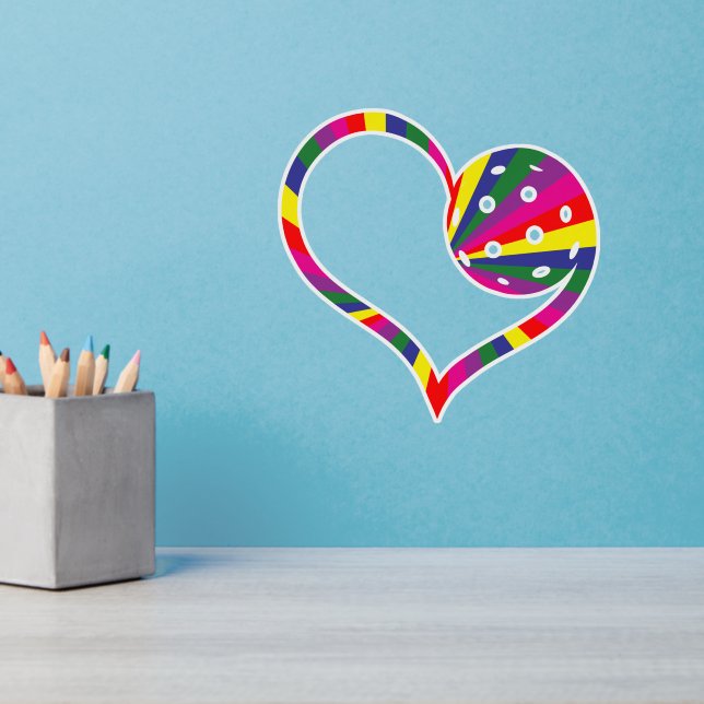 Love at First Dink pickleball Wall Decal (Home Office 3)