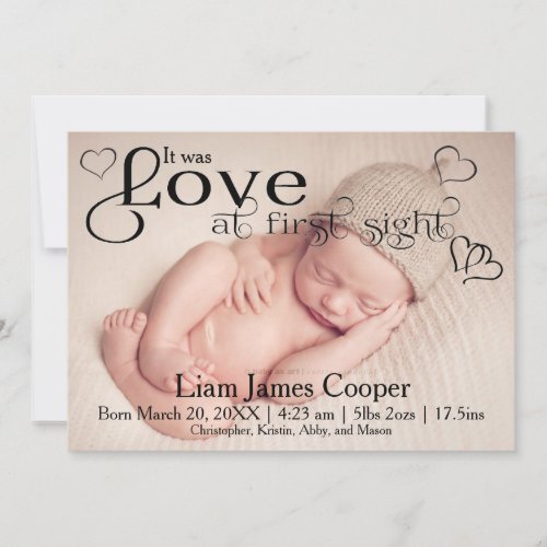 Love at First Sight _ Baby Announcement