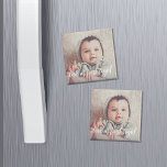 Love at First Sight Baby Photo Magnet<br><div class="desc">Create a sweet keepsake of your little one's very first days with our photo magnet. Personalize with your favorite newborn photo; "love at first sight" appears as a white text overlay in chic,  modern handwritten style brush lettered typography.</div>