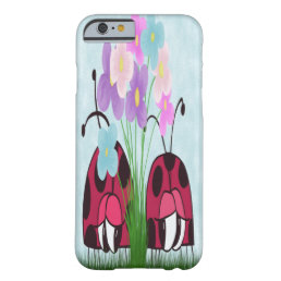 Love At First Sight Cute Ladybug Illustration Barely There iPhone 6 Case
