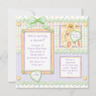 Love at First Sight, Lamb Baby Shower Invitation