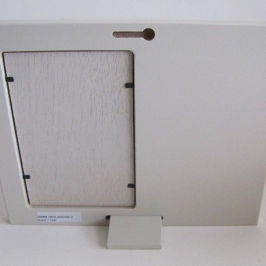 Love at First Sight White Wooden Photo Frame (Back)