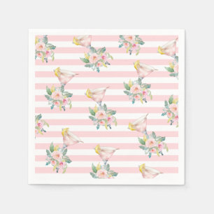 Love at First Sip Bright Cocktail Bridal Shower Napkins