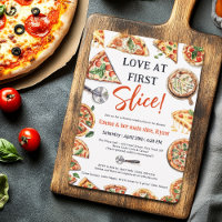 Love at First Slice Pizza Bridal Couples Shower
