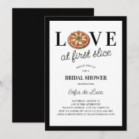Love At First Slice Pizza Italian Bridal Shower