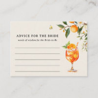 Love at First Spritz' Advice for the Bride-to-Be