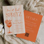 Love at First Spritz All-in-One Bridal Shower Invitation