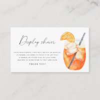 LOVE AT FIRST SPRITZ Bridal Display shower