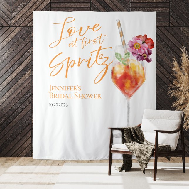 Love at First Spritz | Bridal Shower Backdrops (Creator Uploaded)