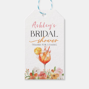 Love at First Spritz Bridal Shower Gift Tag