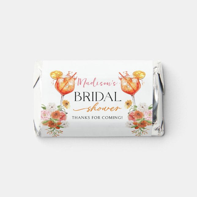 Love at first Spritz Bridal Shower Hershey's Miniatures (Front)