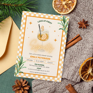 Love at First Spritz Bridal Shower Invitation