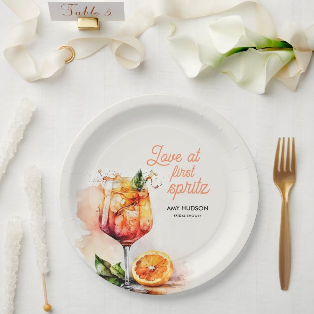 Spritz paper plates sale