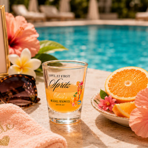 Love at First Spritz Bridal Shower  Shot Glass