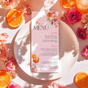 Love at First Spritz Citrus Bridal Shower Menu