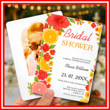 Love at First Spritz Citrus Orange Bridal Shower