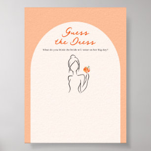 Love at First Spritz Guess the Dress of the Bride Poster