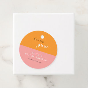 Love at First Spritz Modern Bridal Shower Favor Tags
