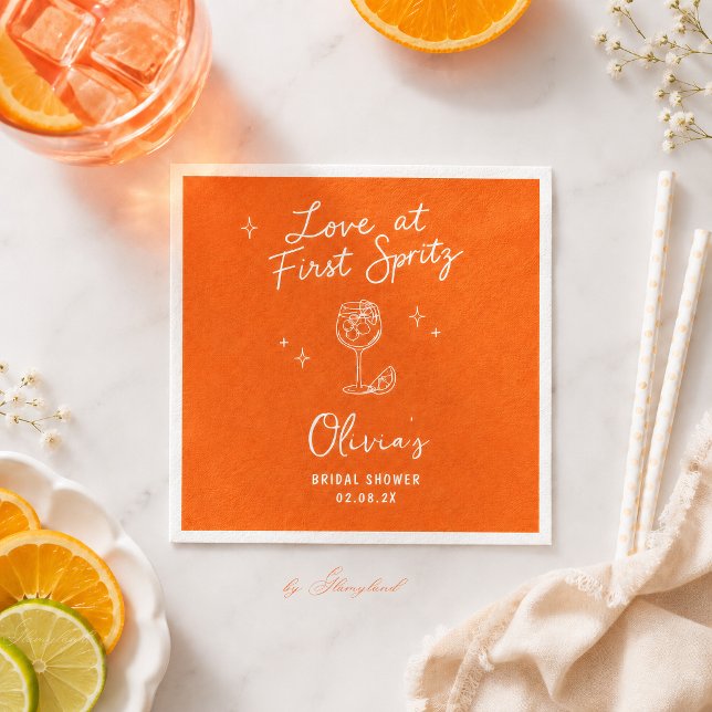 Love at First Spritz  Napkins (Creator Uploaded)