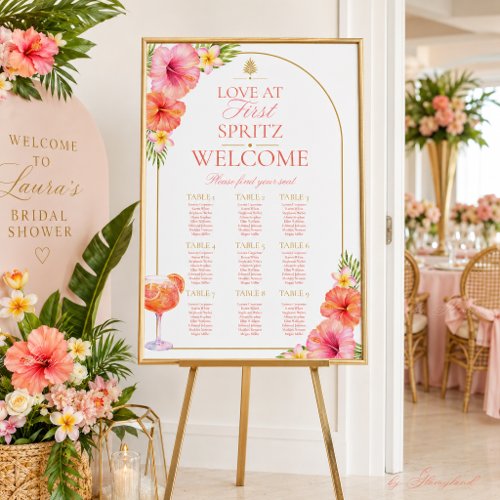 Love at First Spritz Tropical Seating Chart