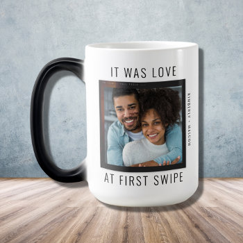 Love At First Swipe Online Couple Valentine Mug by Felicity_Design_Co at Zazzle