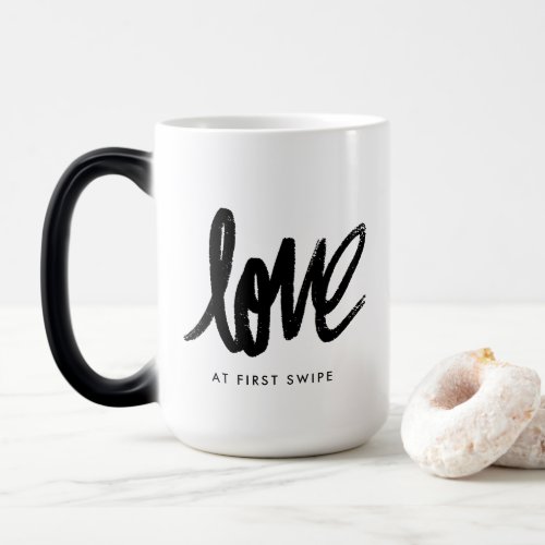 Love at First Swipe Photo Valentine Magic Mug