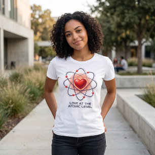 Love at the Atomic Level Science Tee