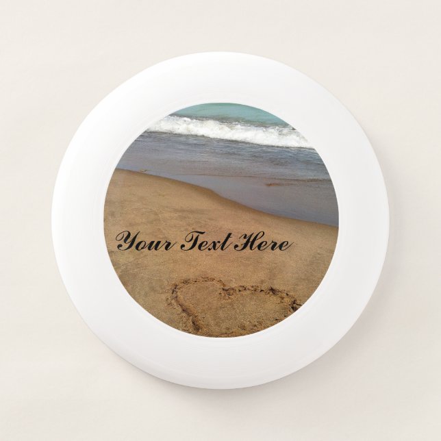Love at the Beach Frisbee (Front)