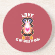 Love at the Speed of Light Penguin Gift