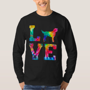 Love Aussiepom Tie Dye Dog Mom Dad T-Shirt