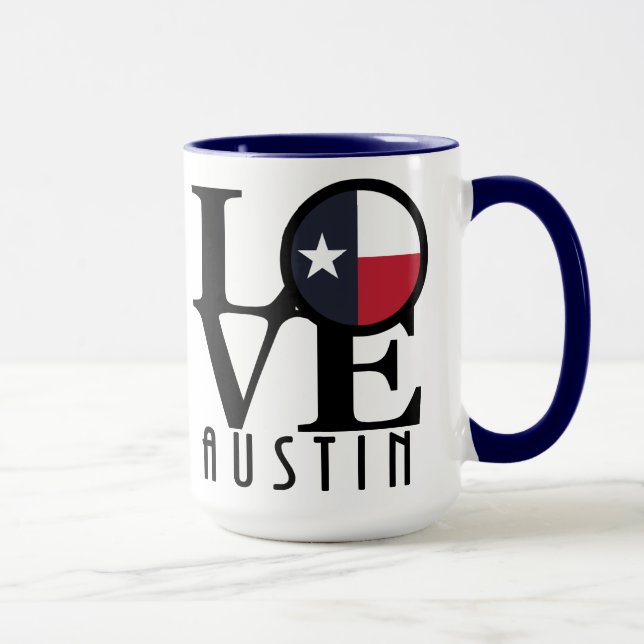 LOVE Austin Texas 15oz Mug (Right)