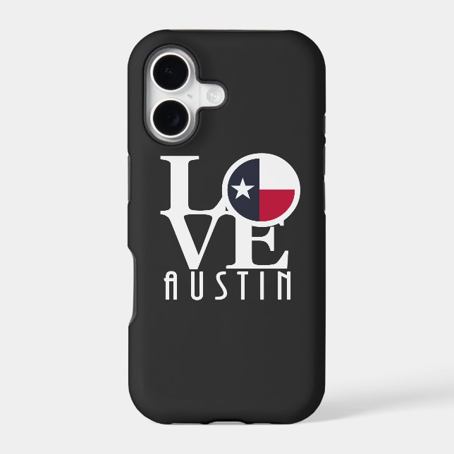 LOVE Austin Texas Iphone Case (Back)