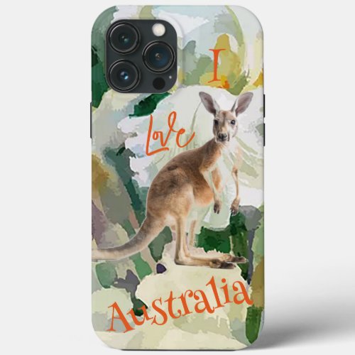 Love Australia iPhone Hard Case