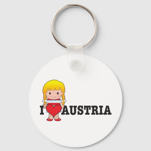 Love Austria Keychain (Front)