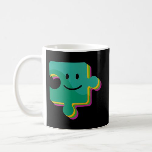 Love Autism Awareness Day Month Colorful Puzzle Pi Coffee Mug