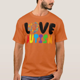 Love Autism Heartbreath Autism Awareness Day Gifts T-Shirt