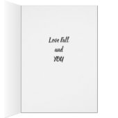 LOVE AUTUMN AND YOU "LOVE CARD" (Inside (Right))