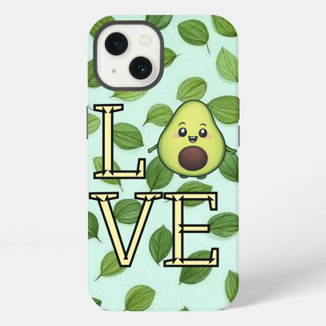 Love Avocado Iphone Case (Back)