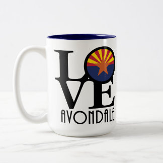 LOVE Avondale Arizona 15oz Two-Tone Coffee Mug