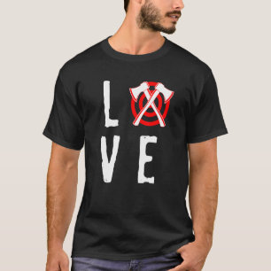 Love Axe Throwing Bullseye For Hatchet Thrower T-Shirt