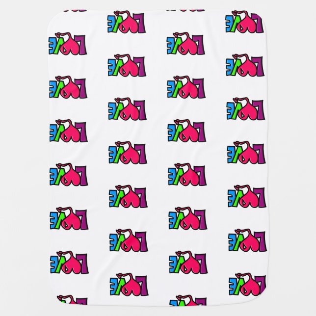 Love Baby Blanket (Front)