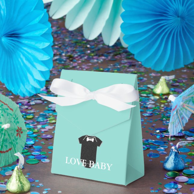 Love Baby Little Man Tuxedo Shower Party Favor Boxes (Party)
