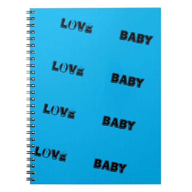 LOVE_BABY_MODERN_BLUE_SO_CUTE_NOTE BOOK (Front)