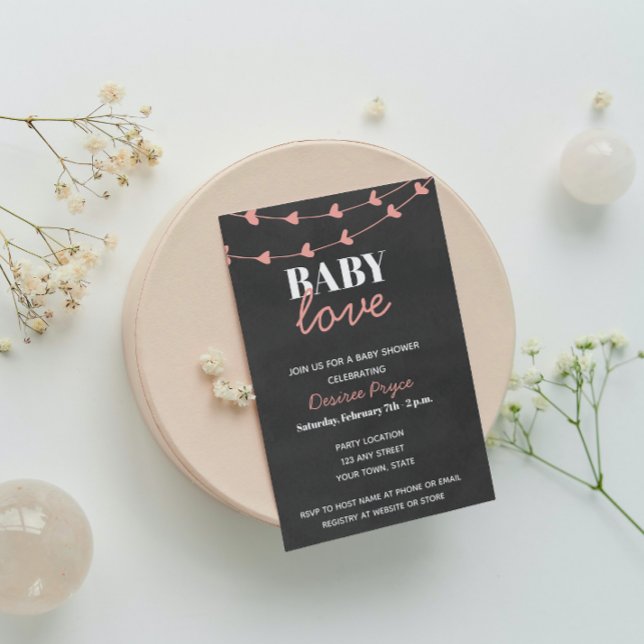 Love Baby Shower Invitation (Creator Uploaded)