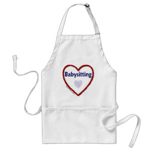 Love Babysitting Adult Apron