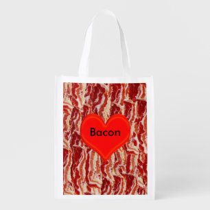 Love Bacon Grocery Bag