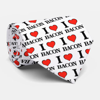 Love Bacon Neck Tie