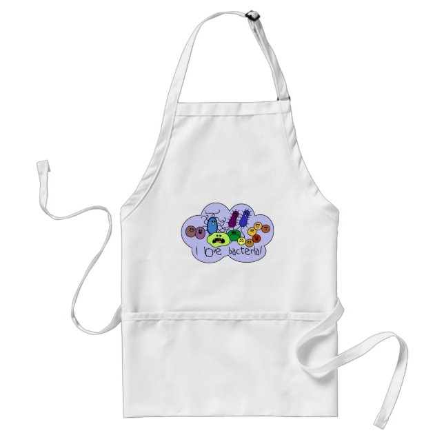 Love Bacteria Adult Apron (Front)