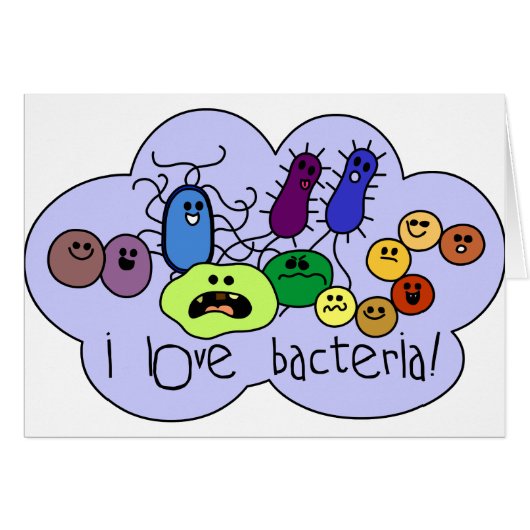 Love Bacteria Cards (Front Horizontal)