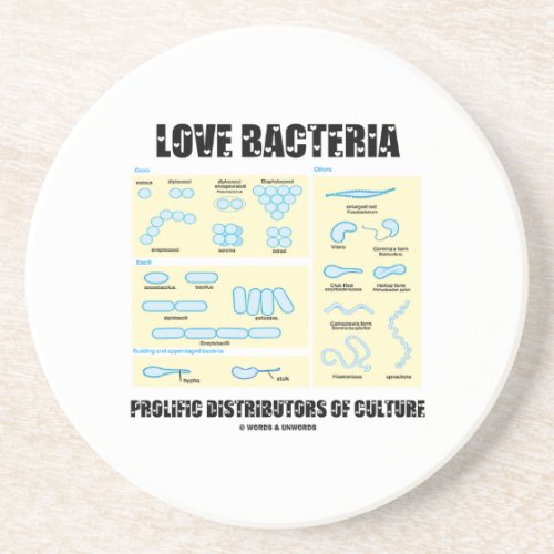 Love Bacteria Prolific Distributors Of Culture Coaster